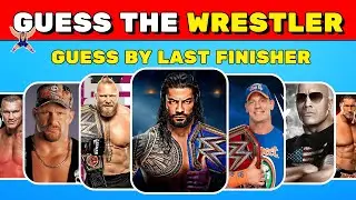 50 Legendary Wrestling Finishers | Can You Guess the Wrestler? 🤯