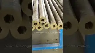 Production Site Brass Tube/Rod Production Line Horizontal continuous casting machine 黄铜管生产现场