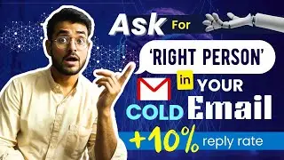 Use the phrase &ldquo;right person&rdquo; in your cold emails [+10% reply rate]