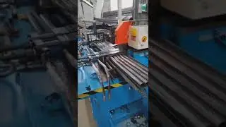 HSS circular saw blade cutting metal tubes