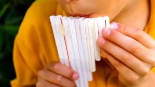 How to make your own pan flute out of straws