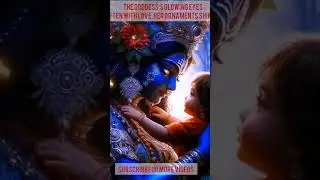 The goddess&rsquo;s glowing eyes soften with love