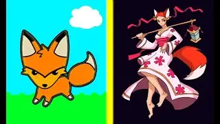 Angry Fox Evolution! MAX LEVEL HUMAN FOX EVOLUTION! (9999+ Level Fox!)