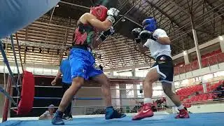 Amateur Boxer ni Pinoy Boxing Prodigy Russel Habungan(Blue) Vs Evander Dogwe(Red)