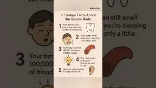 5 Strange Facts About the Human Body You Didn&rsquo;t Know! #health #healthylifestyle #life