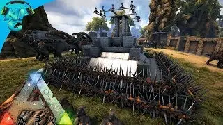 World War ARK - 2 Men 1 Base Raid the Iron Pyramid of the Center! E33 ARK Survival Evolved