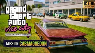 GTA Vice City Remastered High Graphics &ndash; Ultimate CABMAGGEDON Taxi Mayhem 🚖 4K 60FPS No Commentary 🎮