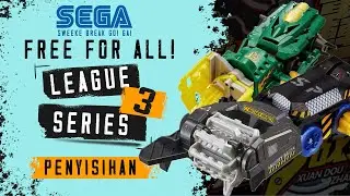 MIGHTY BARS VS SPIRAL MANGLER | PENYISIHAN SEGA LEAGUE SERIES 3 | BREAK GO GA THUNDER MACHINES