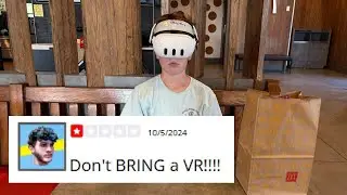 I played VR at one-star fast-food restaurants.