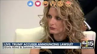 FULL: Gloria Allred & Summer Zervos file lawsuit against President-elect Donald Trump