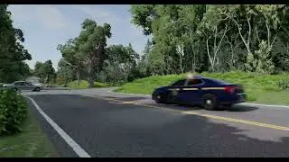 BeamNG New York State Police responding