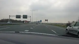 Spitstrook A6 naar Lelystad  uitvoegen bij Almere Buiten Oostvaarders anders moet je naar Lelystad