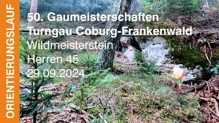 50. Gaumeisterschaften Turngau Coburg-Frankenwald | H45 | Headcam orienteering