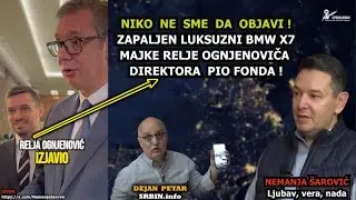 Krenuli da se tamane! Nemanja &Scaron;arović otkrio: Kućnom prijatelju Vučića dignut u vazduh BMW!