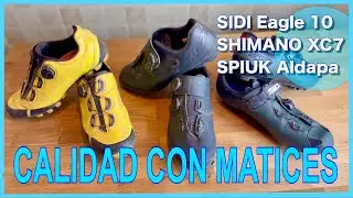 SHIMANO XC7 vs SIDI EAGLE 10 vs SPIUK ALDAPA; Buscando la zapatilla de Mtb perfecta