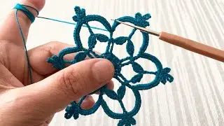 EXTRAORDINARY BEAUTIFUL Crochet Tablecloth and Coffe Table Motif Tutorial