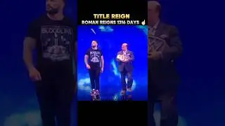 WWE WRESTLER TITLE REIGN EDIT ROMAN REIGNS 1316 DAYS ☝🏻