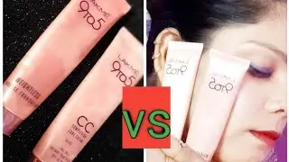 Lakme 9to5 cc cream vs lakme 9to5 weightless mouse foundation, review (hindi)//LOVELY RAJ LOTS OF