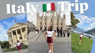 Italy 🇮🇹 trip || Day 1 || Como || Milan
