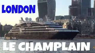 TOWER BRIDGE opening for cruise ship LE CHAMPLAIN