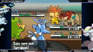 Pokemon VGC 2013 Autumn Regionals - Chalkey vs Dubs