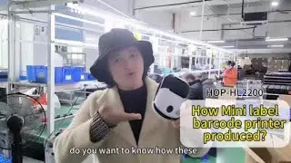 How to produce 2 inch label barcode printer HOP-HL2200--HOIN Factory