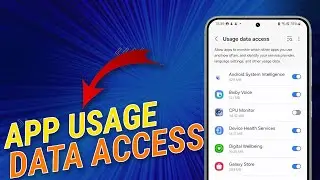 Prevent App From Accessing Usage Data Access Info on Galaxy Phone