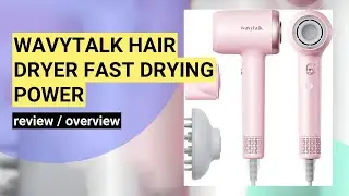 Review: Wavytalk Hair Dryer with Diffuser - Fast Drying & Frizz-Free Results!