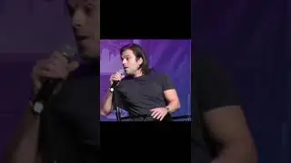 A fan speaks to Sebastian Stan in Romanian at the Salt Lake Comic Con 2015