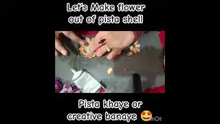pista shell se flower banaye #diy #diycrafts #diyprojects #diycraft #pistashell #pista