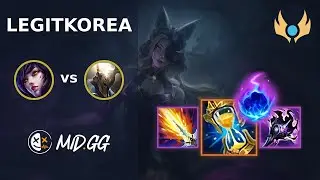 MID.GG: [ LegitKorea ] Ahri TOP vs Pantheon | NA CHALLENGER | LOL Season 2025