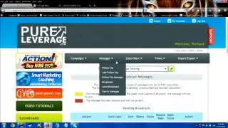 How To Send A Broadcast Email In PureLeverage And GVO