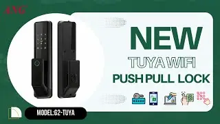 ANG Model |G2-Tuya| - Push Pull Automatic Lithium Battery Fingerprint Password  SmartLock| G2-Tuya|
