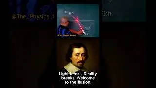 Refraction Illusion! Light&rsquo;s Bending Trick Explained in Seconds #refraction #short #physics