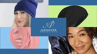 Satin Lined Sleep Cap Adjustable Bonnet for Natural Curly Hair