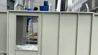 Powder coating spray booth