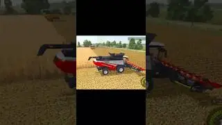 2 Harvester Corn Harvesting | Courtringht Line Farm | fs25 #fs25 #farmingsimolater25 #youtubeshorts