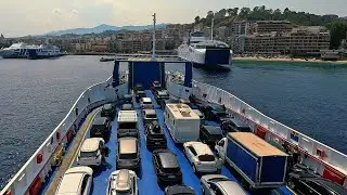 Fähre von Villa San Giovanni nach Messina in Sizilien / Traghetto da Villa San Giovanni per Messina