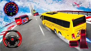 Flying Buses and Crazy Stunts. 🚌 💨 Unreal Moments in Bus Simulator #bussimulator