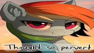 c&oacute;mic mlp (rainbow dash x quibble pants)