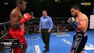 Knockout round 2//Alfredo Angulo vs. Evert Bravo// Highlights