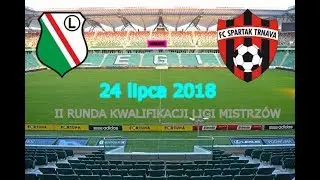 Legia Warszawa - Spartak Trnava 0-2 CAŁY MECZ