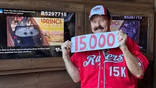 Jon Hale's 15000th Ride on Radiator Springs Racers Disney California Adventure Park Milestone