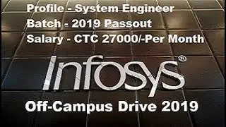 Infosys Off Campus Drive 2019 | Infosys Recruitment For 2019 Batch | Infosys Recruitment 2019