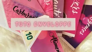TUTO ENVELOPPE BUDJET VIA CANVA #tutocanva #enveloppesbudgétaires #enveloppe #tutos
