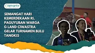 SEMANGAT HARI KEMERDEKAN RI, PAGUYUBAN WARGA G LAND CIWASTRA GELAR TURNAMEN BULU TANGKIS