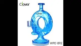 WPE-892 14mm Female Donut Dab Rig with Banger &ndash; 8.27-Inch Unique Circular Design