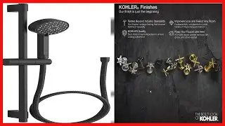 KOHLER K-98361-G-BL Awaken Sidebar Kit, 1.75 GPM, Matte Black