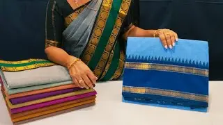 Pure Chettinad cotton sarees 🍁 rettapattai border ✨ Pongal offer price don't miss this offer 