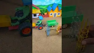 mini tractor wala video | diy tractor construction machine project | #shorts #youtubeshorts